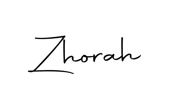 Zhorah stylish signature style. Best Handwritten Sign (Autography-DOLnW) for my name. Handwritten Signature Collection Ideas for my name Zhorah. Zhorah signature style 10 images and pictures png