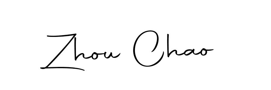 Make a beautiful signature design for name Zhou Chao. Use this online signature maker to create a handwritten signature for free. Zhou Chao signature style 10 images and pictures png