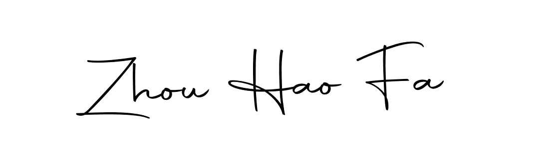 Make a beautiful signature design for name Zhou Hao Fa. Use this online signature maker to create a handwritten signature for free. Zhou Hao Fa signature style 10 images and pictures png