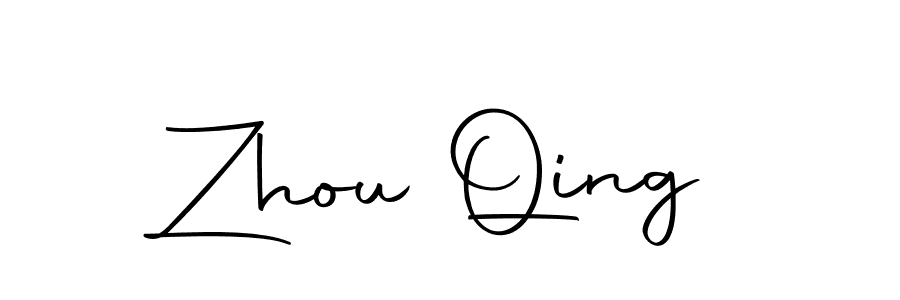 You can use this online signature creator to create a handwritten signature for the name Zhou Qing. This is the best online autograph maker. Zhou Qing signature style 10 images and pictures png