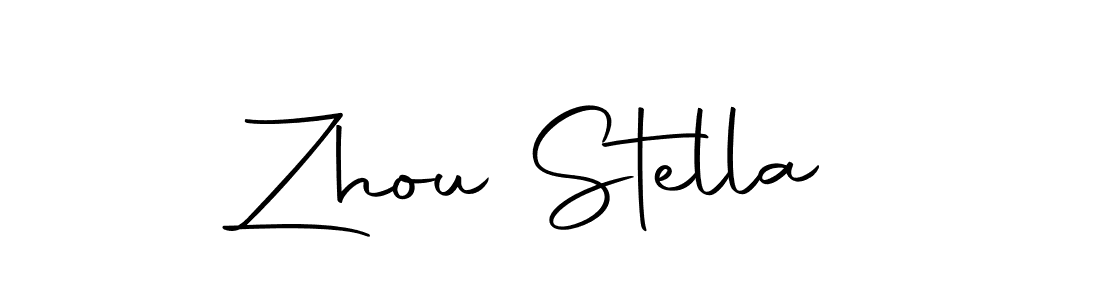 Create a beautiful signature design for name Zhou Stella. With this signature (Autography-DOLnW) fonts, you can make a handwritten signature for free. Zhou Stella signature style 10 images and pictures png