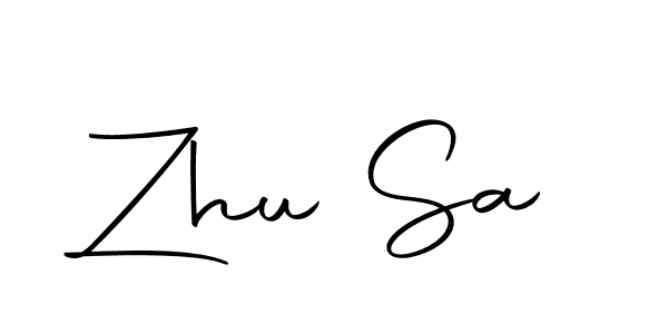 Make a beautiful signature design for name Zhu Sa. Use this online signature maker to create a handwritten signature for free. Zhu Sa signature style 10 images and pictures png