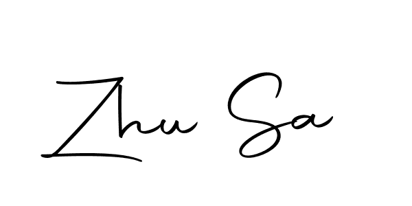 Make a beautiful signature design for name Zhu Sa. Use this online signature maker to create a handwritten signature for free. Zhu Sa signature style 10 images and pictures png