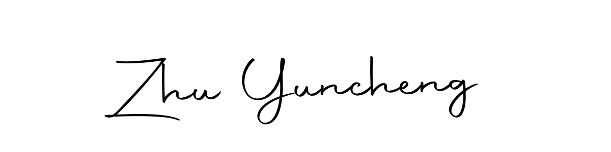 Similarly Autography-DOLnW is the best handwritten signature design. Signature creator online .You can use it as an online autograph creator for name Zhu Yuncheng. Zhu Yuncheng signature style 10 images and pictures png