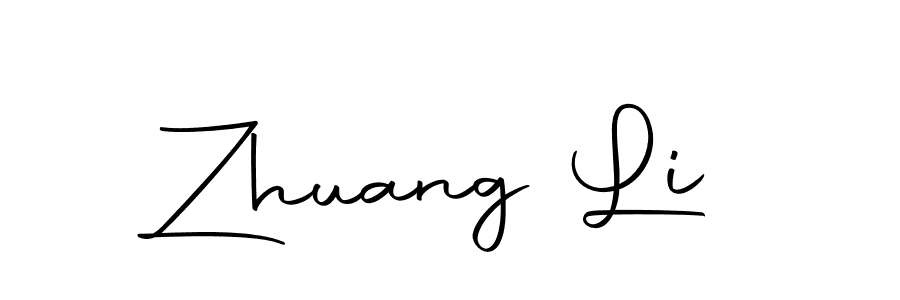 It looks lik you need a new signature style for name Zhuang Li. Design unique handwritten (Autography-DOLnW) signature with our free signature maker in just a few clicks. Zhuang Li signature style 10 images and pictures png