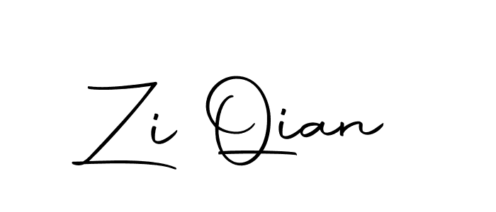 You should practise on your own different ways (Autography-DOLnW) to write your name (Zi Qian) in signature. don't let someone else do it for you. Zi Qian signature style 10 images and pictures png