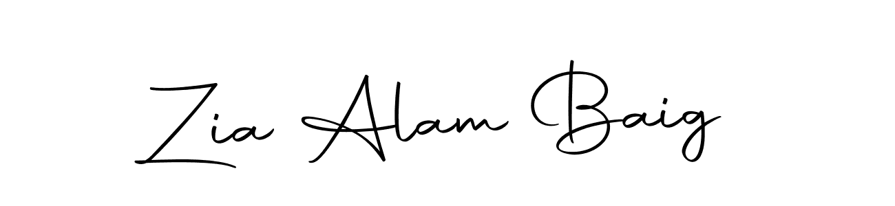 Create a beautiful signature design for name Zia Alam Baig. With this signature (Autography-DOLnW) fonts, you can make a handwritten signature for free. Zia Alam Baig signature style 10 images and pictures png