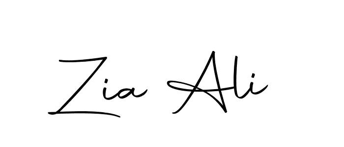 Also we have Zia Ali name is the best signature style. Create professional handwritten signature collection using Autography-DOLnW autograph style. Zia Ali signature style 10 images and pictures png