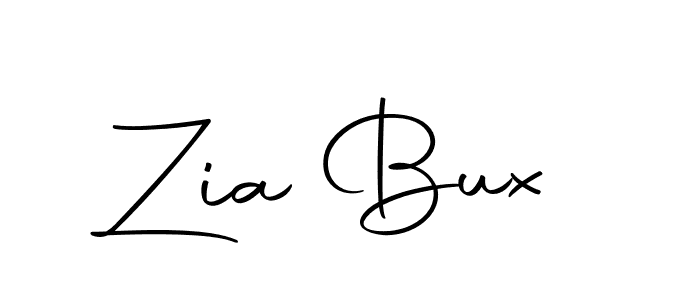 Design your own signature with our free online signature maker. With this signature software, you can create a handwritten (Autography-DOLnW) signature for name Zia Bux. Zia Bux signature style 10 images and pictures png