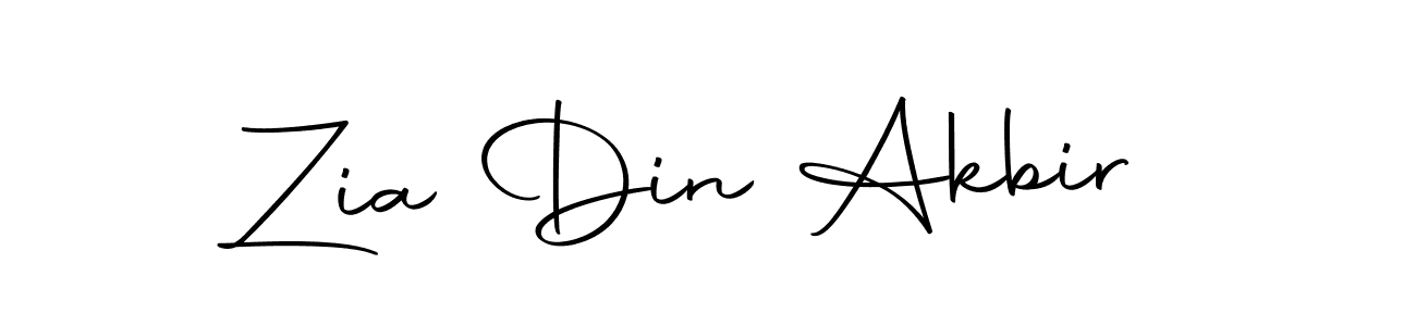 Make a beautiful signature design for name Zia Din Akbir. Use this online signature maker to create a handwritten signature for free. Zia Din Akbir signature style 10 images and pictures png