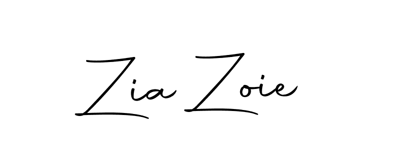 You should practise on your own different ways (Autography-DOLnW) to write your name (Zia Zoie) in signature. don't let someone else do it for you. Zia Zoie signature style 10 images and pictures png