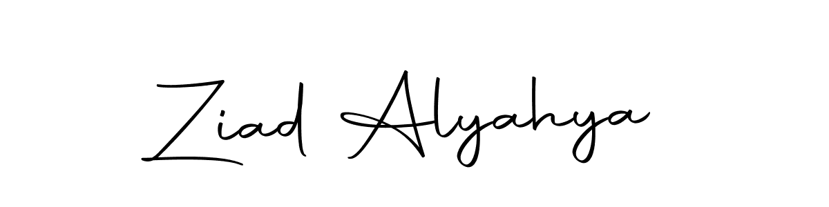 Create a beautiful signature design for name Ziad Alyahya. With this signature (Autography-DOLnW) fonts, you can make a handwritten signature for free. Ziad Alyahya signature style 10 images and pictures png