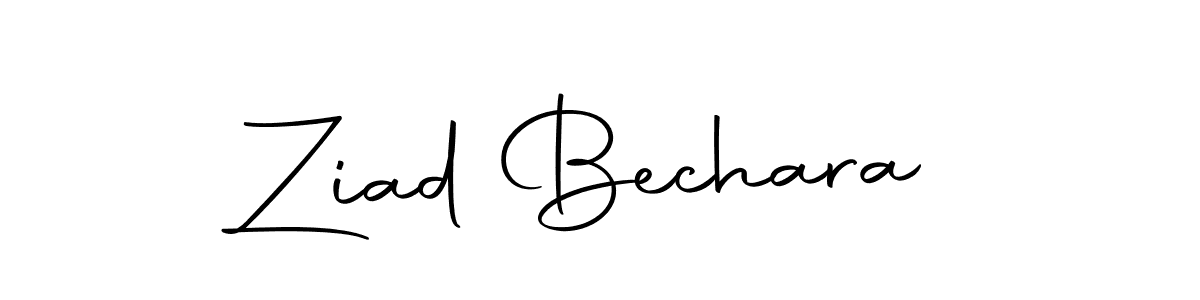 Also we have Ziad Bechara name is the best signature style. Create professional handwritten signature collection using Autography-DOLnW autograph style. Ziad Bechara signature style 10 images and pictures png