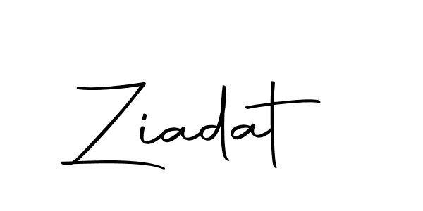 Design your own signature with our free online signature maker. With this signature software, you can create a handwritten (Autography-DOLnW) signature for name Ziadat. Ziadat signature style 10 images and pictures png