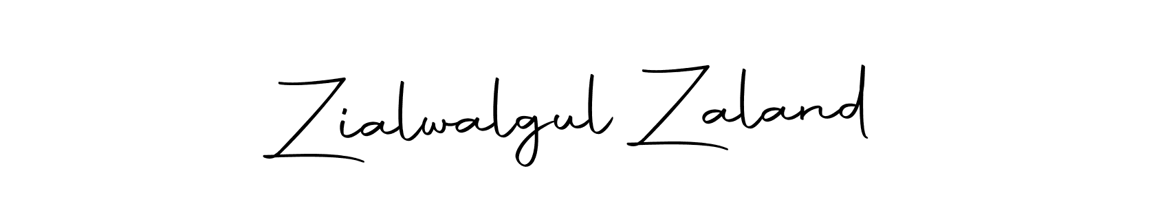 Zialwalgul Zaland stylish signature style. Best Handwritten Sign (Autography-DOLnW) for my name. Handwritten Signature Collection Ideas for my name Zialwalgul Zaland. Zialwalgul Zaland signature style 10 images and pictures png