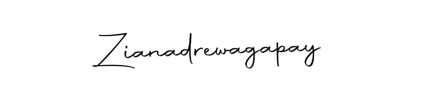 Create a beautiful signature design for name Zianadrewagapay. With this signature (Autography-DOLnW) fonts, you can make a handwritten signature for free. Zianadrewagapay signature style 10 images and pictures png