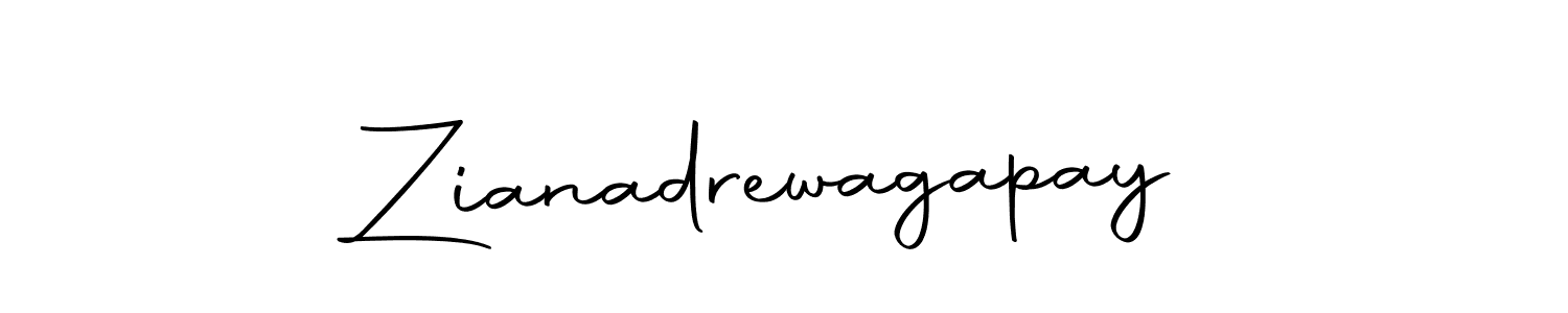 You should practise on your own different ways (Autography-DOLnW) to write your name (Zianadrewagapay) in signature. don't let someone else do it for you. Zianadrewagapay signature style 10 images and pictures png
