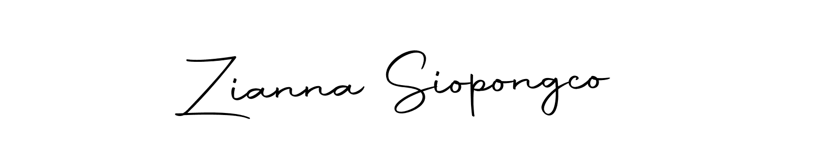 Autography-DOLnW is a professional signature style that is perfect for those who want to add a touch of class to their signature. It is also a great choice for those who want to make their signature more unique. Get Zianna Siopongco name to fancy signature for free. Zianna Siopongco signature style 10 images and pictures png