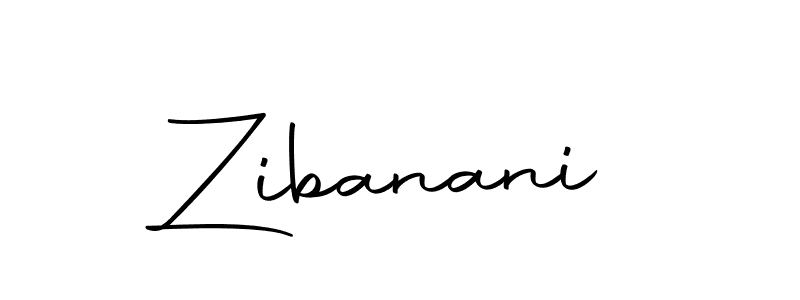 Make a beautiful signature design for name Zibanani. With this signature (Autography-DOLnW) style, you can create a handwritten signature for free. Zibanani signature style 10 images and pictures png
