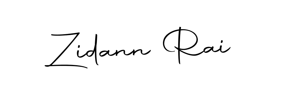 Make a beautiful signature design for name Zidann Rai. With this signature (Autography-DOLnW) style, you can create a handwritten signature for free. Zidann Rai signature style 10 images and pictures png
