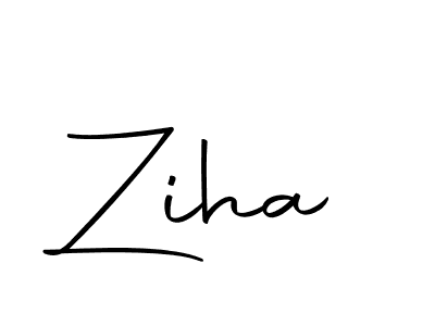 Similarly Autography-DOLnW is the best handwritten signature design. Signature creator online .You can use it as an online autograph creator for name Ziha. Ziha signature style 10 images and pictures png