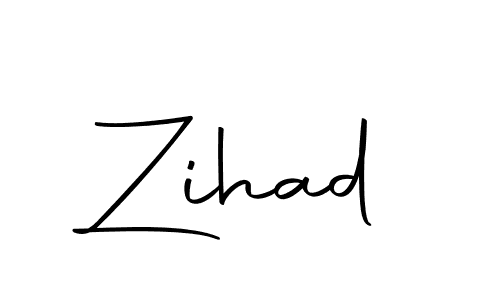 Create a beautiful signature design for name Zihad. With this signature (Autography-DOLnW) fonts, you can make a handwritten signature for free. Zihad signature style 10 images and pictures png