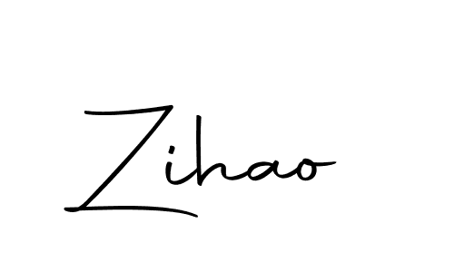 Zihao stylish signature style. Best Handwritten Sign (Autography-DOLnW) for my name. Handwritten Signature Collection Ideas for my name Zihao. Zihao signature style 10 images and pictures png