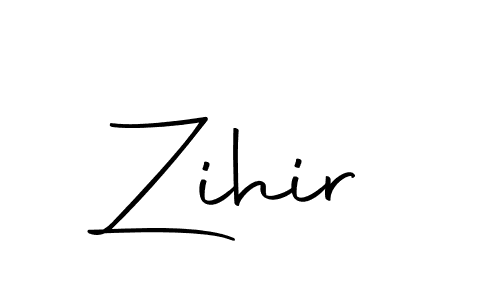 Make a beautiful signature design for name Zihir. With this signature (Autography-DOLnW) style, you can create a handwritten signature for free. Zihir signature style 10 images and pictures png