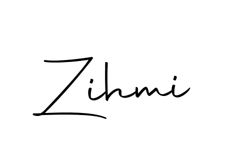 How to make Zihmi signature? Autography-DOLnW is a professional autograph style. Create handwritten signature for Zihmi name. Zihmi signature style 10 images and pictures png