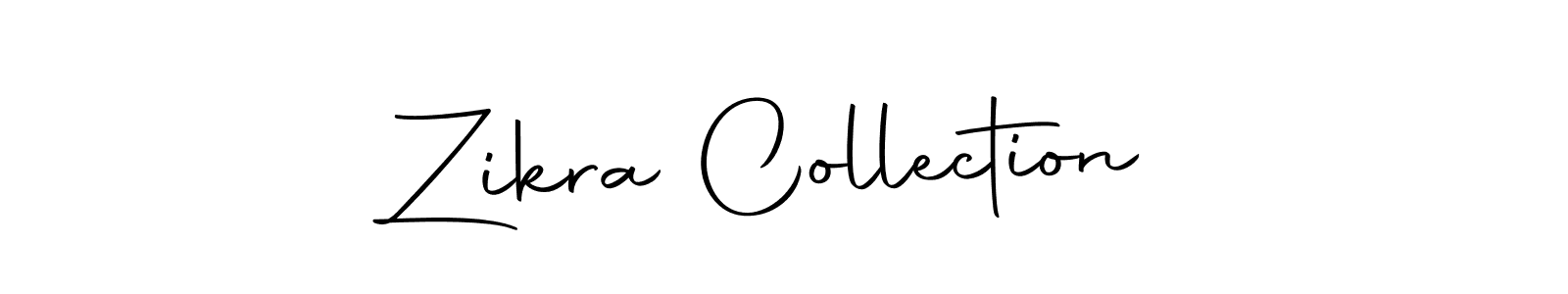 How to make Zikra Collection name signature. Use Autography-DOLnW style for creating short signs online. This is the latest handwritten sign. Zikra Collection signature style 10 images and pictures png