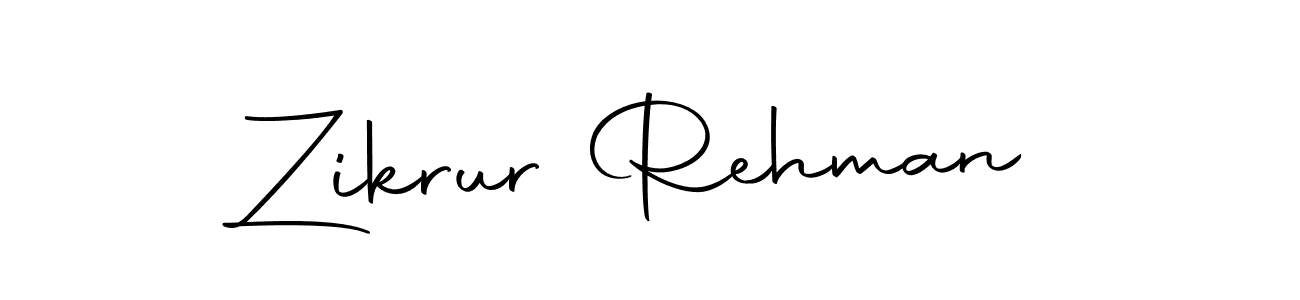 Make a beautiful signature design for name Zikrur Rehman. With this signature (Autography-DOLnW) style, you can create a handwritten signature for free. Zikrur Rehman signature style 10 images and pictures png