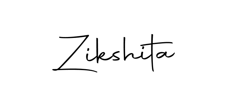 How to make Zikshita signature? Autography-DOLnW is a professional autograph style. Create handwritten signature for Zikshita name. Zikshita signature style 10 images and pictures png