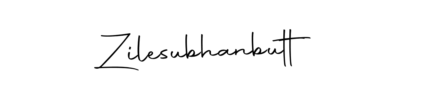 Also we have Zilesubhanbutt name is the best signature style. Create professional handwritten signature collection using Autography-DOLnW autograph style. Zilesubhanbutt signature style 10 images and pictures png