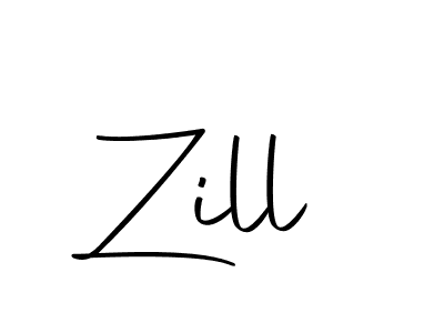 You should practise on your own different ways (Autography-DOLnW) to write your name (Zill) in signature. don't let someone else do it for you. Zill signature style 10 images and pictures png