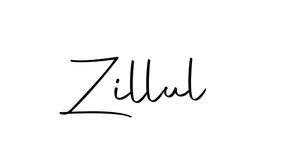 How to make Zillul signature? Autography-DOLnW is a professional autograph style. Create handwritten signature for Zillul name. Zillul signature style 10 images and pictures png