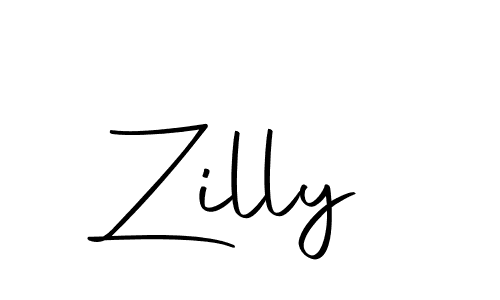 Create a beautiful signature design for name Zilly. With this signature (Autography-DOLnW) fonts, you can make a handwritten signature for free. Zilly signature style 10 images and pictures png