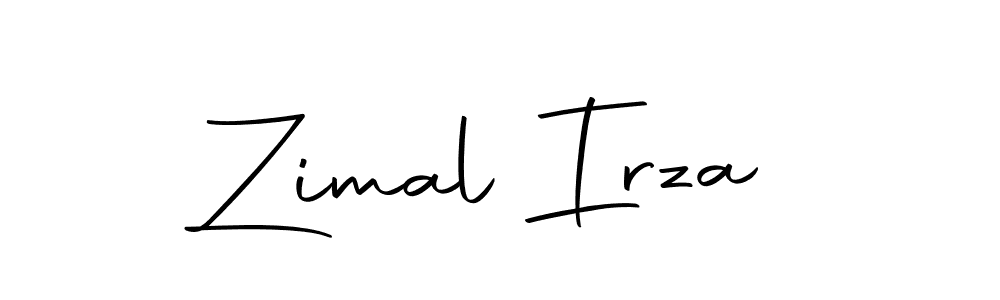 Design your own signature with our free online signature maker. With this signature software, you can create a handwritten (Autography-DOLnW) signature for name Zimal Irza. Zimal Irza signature style 10 images and pictures png