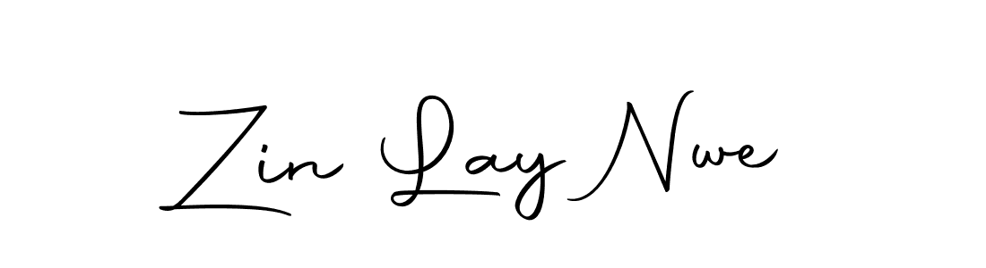 Use a signature maker to create a handwritten signature online. With this signature software, you can design (Autography-DOLnW) your own signature for name Zin Lay Nwe. Zin Lay Nwe signature style 10 images and pictures png