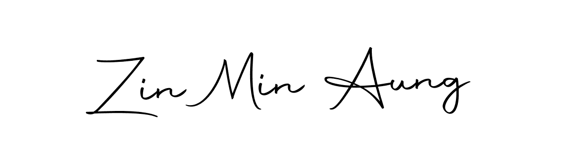 You should practise on your own different ways (Autography-DOLnW) to write your name (Zin Min Aung) in signature. don't let someone else do it for you. Zin Min Aung signature style 10 images and pictures png