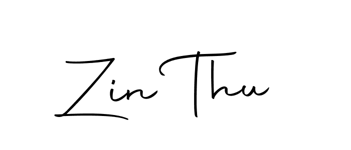 Make a beautiful signature design for name Zin Thu. Use this online signature maker to create a handwritten signature for free. Zin Thu signature style 10 images and pictures png