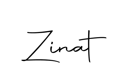 Create a beautiful signature design for name Zinat. With this signature (Autography-DOLnW) fonts, you can make a handwritten signature for free. Zinat signature style 10 images and pictures png