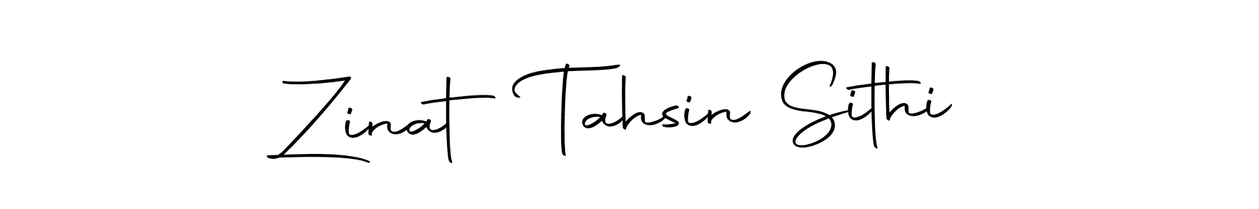 Make a short Zinat Tahsin Sithi signature style. Manage your documents anywhere anytime using Autography-DOLnW. Create and add eSignatures, submit forms, share and send files easily. Zinat Tahsin Sithi signature style 10 images and pictures png