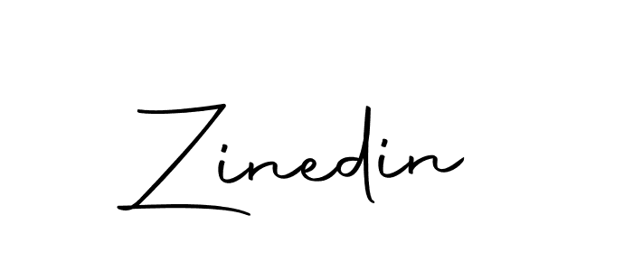 How to make Zinedin signature? Autography-DOLnW is a professional autograph style. Create handwritten signature for Zinedin name. Zinedin signature style 10 images and pictures png