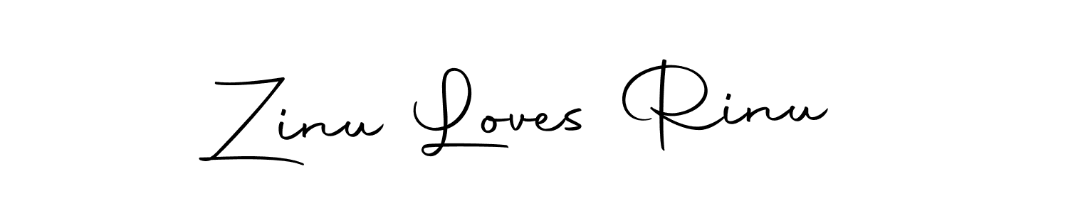 How to make Zinu Loves Rinu signature? Autography-DOLnW is a professional autograph style. Create handwritten signature for Zinu Loves Rinu name. Zinu Loves Rinu signature style 10 images and pictures png