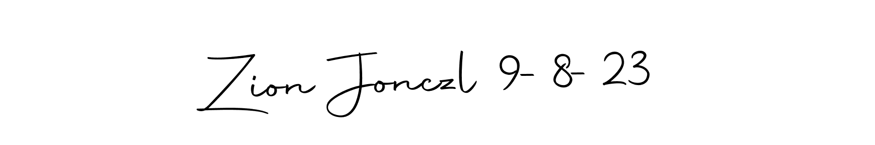 Similarly Autography-DOLnW is the best handwritten signature design. Signature creator online .You can use it as an online autograph creator for name Zion Jonczl 9-8-23. Zion Jonczl 9-8-23 signature style 10 images and pictures png