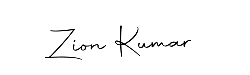 Zion Kumar stylish signature style. Best Handwritten Sign (Autography-DOLnW) for my name. Handwritten Signature Collection Ideas for my name Zion Kumar. Zion Kumar signature style 10 images and pictures png