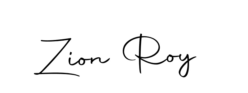 Create a beautiful signature design for name Zion Roy. With this signature (Autography-DOLnW) fonts, you can make a handwritten signature for free. Zion Roy signature style 10 images and pictures png