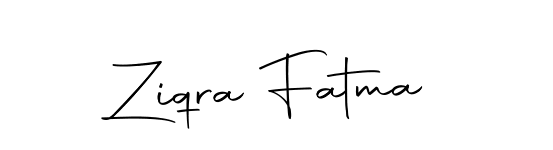 Ziqra Fatma stylish signature style. Best Handwritten Sign (Autography-DOLnW) for my name. Handwritten Signature Collection Ideas for my name Ziqra Fatma. Ziqra Fatma signature style 10 images and pictures png