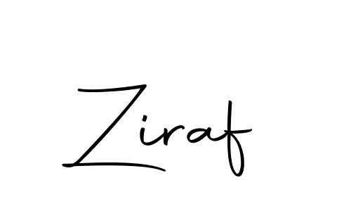 Similarly Autography-DOLnW is the best handwritten signature design. Signature creator online .You can use it as an online autograph creator for name Ziraf. Ziraf signature style 10 images and pictures png