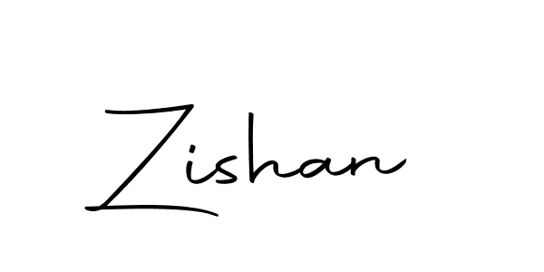 Design your own signature with our free online signature maker. With this signature software, you can create a handwritten (Autography-DOLnW) signature for name Zishan. Zishan signature style 10 images and pictures png